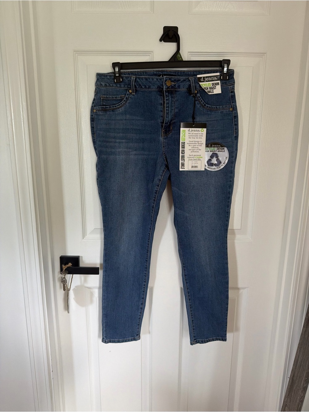d. jeans Dark Blue Women's Slim Ankle Jeans
